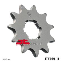 Převodovka JT Sprockets 520 11Z s hrubým zubením vnitřní průměr 21mm / 25mm pro Yamaha XV Virago S YFM Wolverine Bruin Hunter Raptor, Kawasaki Z Warrior ER
