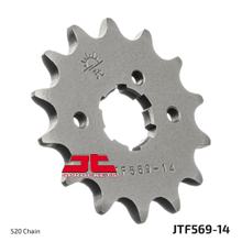 Pastor JT Sprockets 520 14Z s hrubým ozubením vnitřní průměr 21mm / 25mm pro Yamaha XV Virago S YFM Wolverine Bruin Hunter Raptor, Kawasaki Z Warrior ER