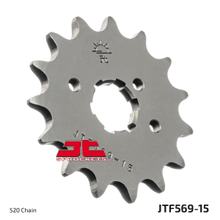Převodovka JT Sprockets 520 15Z s hrubým zubením, vnitřní průměr 21mm / 25mm pro Yamaha YFM Wolverine Bruin Hunter Raptor, Kawasaki Z Warrior ER Moto 4 FW Big