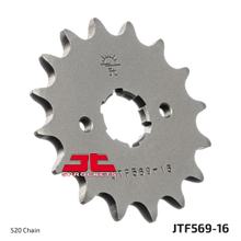 JT Sprockets 520 16Z grof getand binnendiameter 21 mm/25 mm voor Yamaha YFM Wolverine Bruin Hunter Raptor, Kawasaki Z Warrior ER Moto 4 FW Big