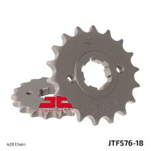 JT Sprockets 428 18Z grof getand binnendiameter 21 mm/25 mm voor Yamaha XT 350 cc bouwjaar 1985 - 1995