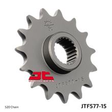 Ritzel JT Sprockets 520 15Z feinverzahnt Innendurchmesser 21,3mm / 23mm für MuZ / MZ Baghira Black Panther Streetmoto, Yamaha TT R XT E Z Tenere SZR Bj. 1987 - 2008