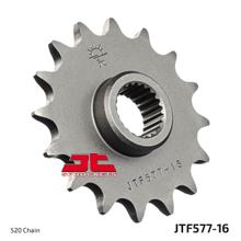 JT Sprockets 520 16Z fijn getand tandwiel binnendiameter 21,3 mm/23 mm voor Muz/MZ Baghira Black Panther Streetmoto, Yamaha TT R XT E Z Tenere SZR bouwjaar 1987 - 2008