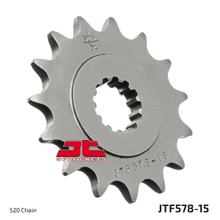 JT Sprockets 520 15T, pignone a denti fini, diametro interno 21,6 mm/25 mm per Yamaha XTZ A Super Tenere 750 ccm Anno 1989 - 1997