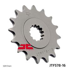 JT Sprockets 520 16T, pignone a denti fini, diametro interno 21,6 mm/25 mm per Yamaha XTZ A Super Tenere 750 ccm Anno 1989 - 1997