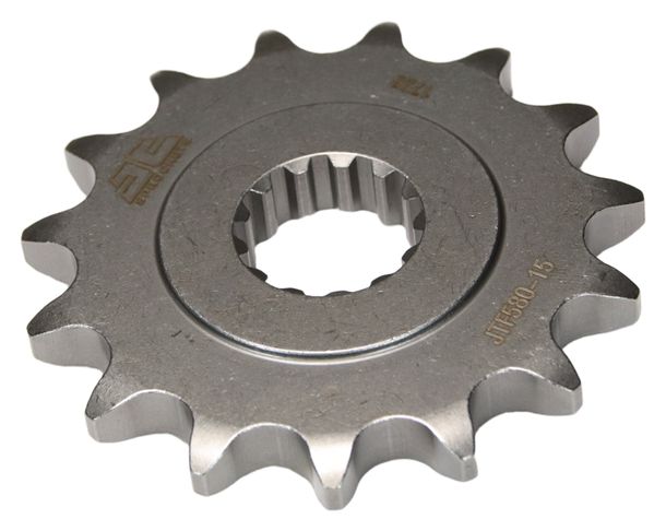Piñón dentado fino JT Sprockets 530 15T, diámetro interior 21,6 mm/25 mm para Yamaha YZF-R6 FZ 6 Fazer S YZF R Thunderace FZR Exup 600 - 1000 ccm Año 1985 - 2010