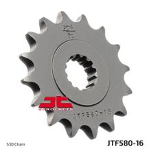 Pignon à dents fines JT Sprockets 530 16T, diamètre intérieur 21,6 mm/25 mm