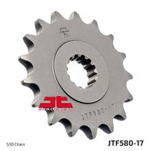 Rozeta JT Sprockets 530 17Z jemné ozubení Vnitřní průměr 21,6mm / 25mm pro Yamaha YZF-R6 FZ 6 Fazer S YZF R Thunderace FZR Exup 600 - 1000 ccm Bj. 1985 - 2010