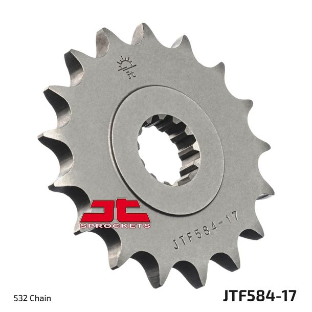 Pignon JT 532 17Z à dents fines, diamètre intérieur 21,6 mm/25 mm pour Yamaha YZF-R6 YZF R Thunderace FZR Exup SP 600 - 1000 ccm Année 1987 - 2007
