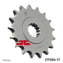 Ozubené kolo JT Sprockets 532 17Z jemné ozubení Vnitřní průměr 21,6mm / 25mm pro Yamaha YZF-R6 YZF R Thunderace FZR Exup SP 600 - 1000 ccm RV 1987 - 2007