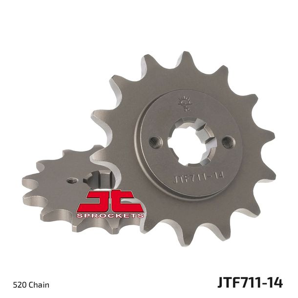 JT Sprockets 520 14T coarse-toothed sprocket inner diameter 16mm/20mm for Cagiva Mito EV Raptor Planet Freccia 125 ccm