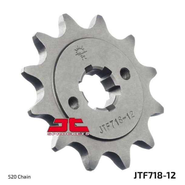 JT Sprockets 520 12Z grofgetand tandwiel binnendiameter 16mm/20mm voor Husqvarna WR CR 125 cc bouwjaar 1993 - 1994