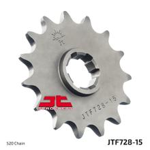 Pastila JT Sprockets 520 15Z s hrubým ozubením vnitřní průměr 21mm / 25mm pro Cagiva W 16 W12 River Canyon 350 - 600 ccm r. v. 1987 - 2001