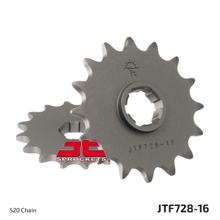 Pastnák JT Sprockets 520 16Z s hrubým ozubením vnitřní průměr 21mm / 25mm pro Cagiva W 16 W12 River Canyon 350 - 600 ccm r.v. 1987 - 2001