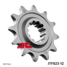 JT Sprockets 520 12T - Pignone a denti fini, diametro interno 21 mm/25 mm per Husaberg FE FS FC 350 - 650 ccm Anno 1993 - 2008