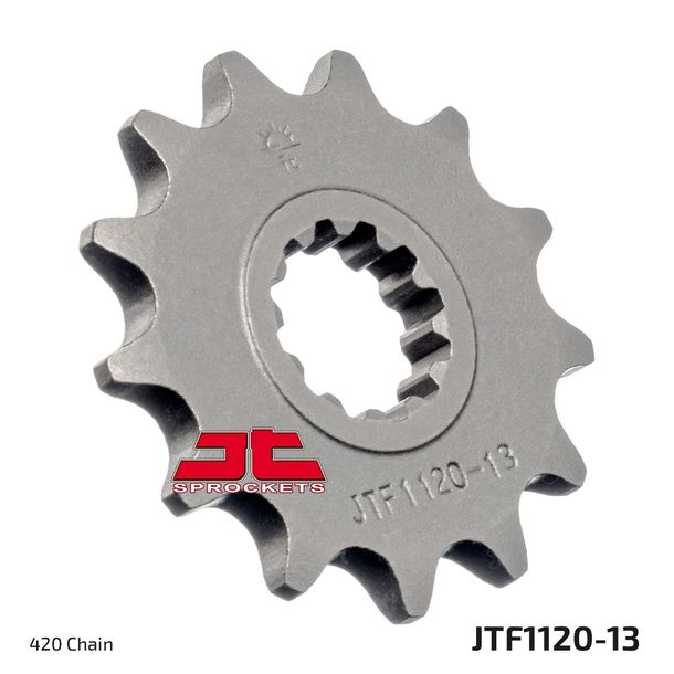 Piñón dentado fino JT Sprockets 420 13T, diámetro interior 17 mm/20 mm para Rieju MRT, Generic Trigger SM Beta RR Enduro Supermoto Aprilia RS CPI RX