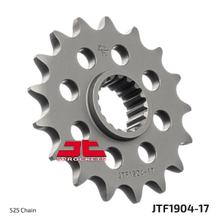 Piñón de dientes finos JT Sprockets Racing 525 17T de 25 mm/28 mm de diámetro interior para KTM Super Duke R Adventure Supermoto T LC8 950 - 1290 ccm Año 2003 - 2022