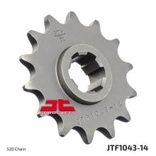 JT Sprockets 520 14Z grofgetand tandwiel binnendiameter 21 mm/25 mm voor Kymco Venox i 250 ccm bouwjaar 2002 - 2013