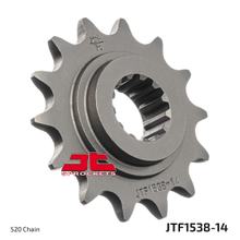 JT Sprockets 520 14Z fijngetand tandwiel binnendiameter 22 mm/25 mm voor Kawasaki Z S ABS E-versie R SE 750/ 800 ccm gebouwd in 2004 - 2017