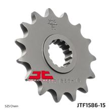 Řetězové kolečko JT Sprockets 525 15Z jemné ozubení, vnitřní průměr 21,6mm / 25mm pro Yamaha YZF-R6 TRX TDM 600 / 850 ccm Bj. 1996 - 2020