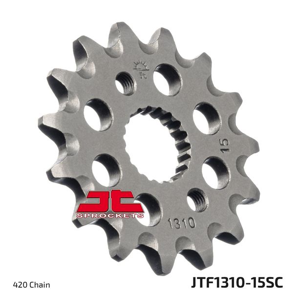 Ritzel JT Sprockets Racing 420 15Z feinverzahnt Innendurchmesser 18mm / 20mm für Honda CRF R 150 ccm Bj. 2007 - 2021
