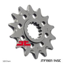 Ozubené kolo JT Sprockets Racing 520 14Z jemné ozubení vnitřní průměr 22mm / 25mm pro Beta RR LC Enduro Motard, KTM EXC RACING EGS 52 3 Racing Xtrainer Husqvarna