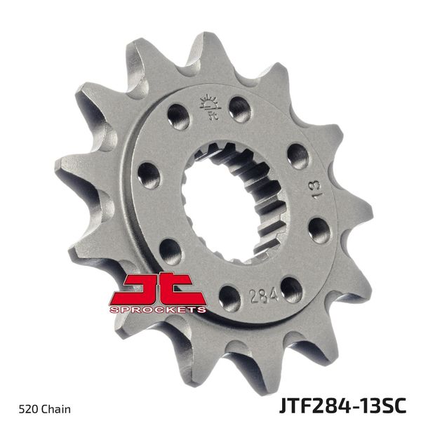 Pignon à dents fines JT Sprockets Racing 520 13T, diamètre intérieur 21 mm/23,8 mm pour Honda TRX XX CR R CRF ER SporTrax RX X 250 - 700 ccm