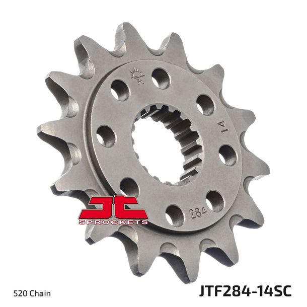 Ritzel JT Sprockets Racing 520 14Z feinverzahnt Innendurchmesser 21mm / 23,8mm für Honda TRX XX CR R CRF ER SporTrax RX X 250 - 700 ccm