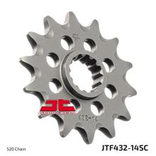 Ozubené kolo JT Sprockets Racing 520 14Z jemný zub, vnitřní průměr 19,5mm / 22mm pro Suzuki DR-Z E K DR S SH SE, Beta Alp 4.0 SM RM 200 - 400 ccm r. v. 1982 - 2020