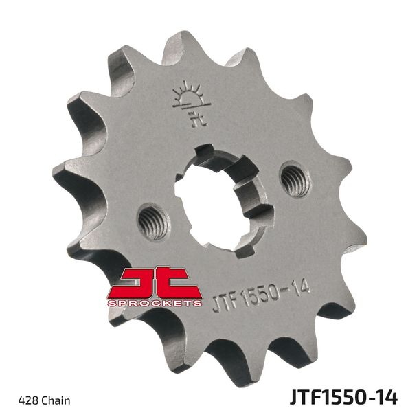 JT sprocket 428 14T coarse-toothed inner diameter 16 mm/20 mm for Yamaha WR R X MT- ABS YZF-R 80 - 200 ccm