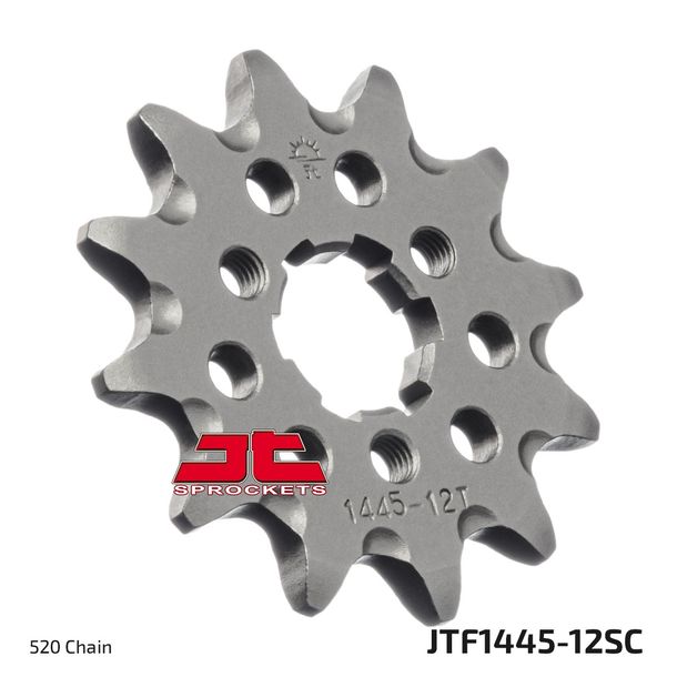Ritzel JT Sprockets Racing 520 12Z grobverzahnt Innendurchmesser 18mm / 22mm für Kawasaki KX 125 ccm Bj. 1994 - 2008