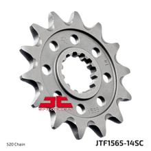 Pastu JT Sprockets Racing 520 14Z jemně ozubená vnitřní průměr 21,6mm / 25mm pro Kawasaki KX F KLX R 250 / 450 ccm r. v. 2006 - 2021