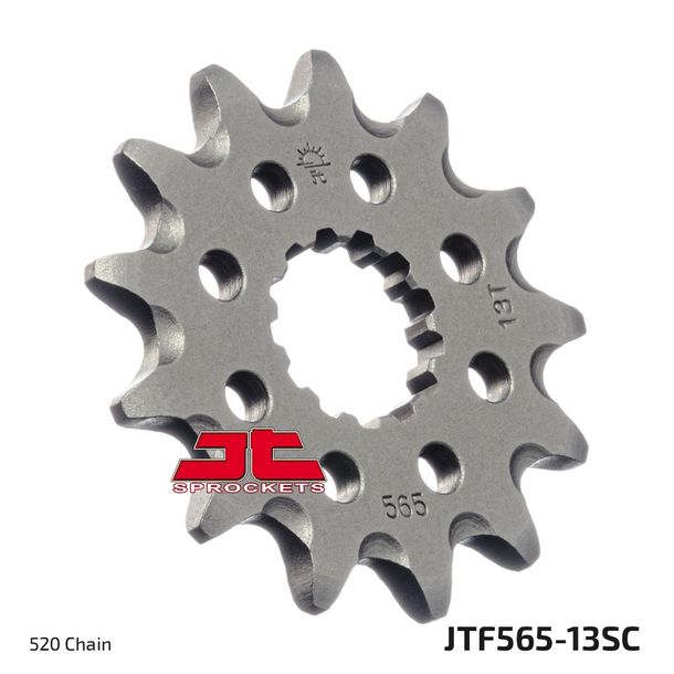 Ritzel JT Sprockets Racing 520 13Z feinverzahnt Innendurchmesser 21,7mm / 25mm für Kawasaki ZX-6R, Suzuki SFV Gladius ER-6 N F 250 - 800 ccm