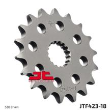 JT Sprockets Racing 530 18T fine-toothed sprocket inner diameter 24mm/27mm for Suzuki GSX-R GSX B-King ABS Hayabusa 1000 / 1300 ccm Year 2008 - 2019