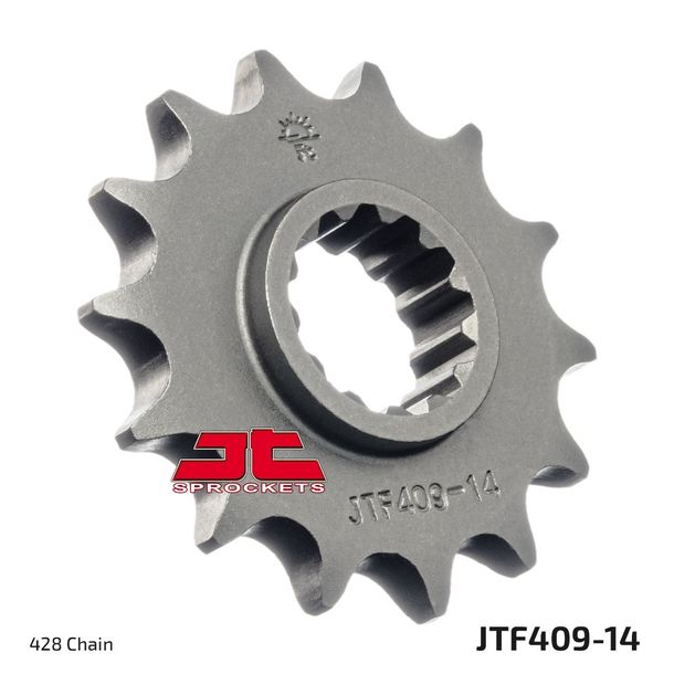 Ritzel JT Sprockets 428 14Z feinverzahnt Innendurchmesser 19,5mm / 22,5mm für Suzuki DR S SE DR-Z L L2 125 ccm Bj. 1985 - 2021