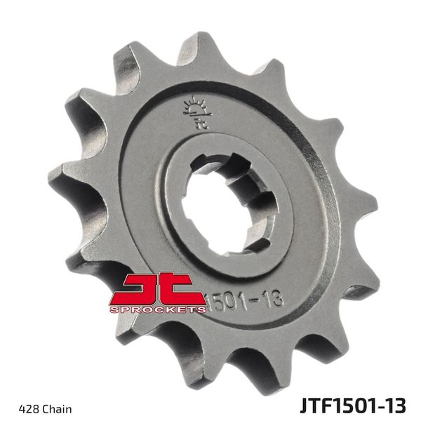 Pignon JT 428 13Z à dents grossières, diamètre intérieur 14 mm/17 mm