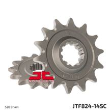 Pastnák JT Sprockets Racing 520 14Z jemnozubý vnitřní průměr 21mm / 25mm pro Husqvarna TE SM R SMR S TC RR 250 - 630 ccm r. v. 1993 - 2014