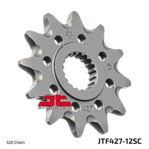 Ritzel JT Sprockets Racing 520 12Z feinverzahnt Innendurchmesser 18mm / 20mm für Suzuki RM RM-Z PE 125 - 250 ccm Bj. 1978 - 2012