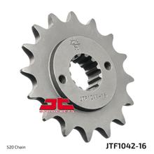 JT Sprockets 520 16Z fijn getand binnendiameter 21,4 mm/25 mm voor CPI XS, Kymco Maxxer LC MXU Explorer Trasher 2 Supermoto KXR Arctic Cat DVX