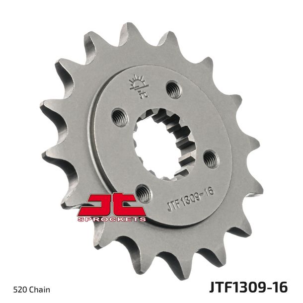 JT Sprockets 520 16T, pignone a denti fini, diametro interno 21,6 mm/25 mm per Dinli Special S, Beeline Bestia 5.5 Onroad LOF Supermoto SMC Canyon RR