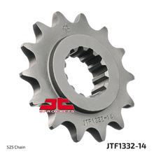 Ritzel JT Sprockets 525 14Z feinverzahnt Innendurchmesser 26mm / 30mm für Honda CB F2 Seven Fifty R RA VFR F ABS Crossrunner X 750 - 1000 ccm Bj. 1991 - 2021