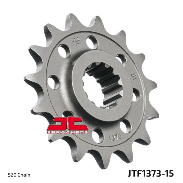 JT Sprockets Racing 520 15T, pignone a denti fini, diametro interno 21,7 mm/25 mm per Honda NC D Integra X S X-ADV CTX N 700 / 750 ccm