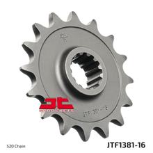 Rozeta JT Sprockets 520 16Z jemné ozubení Vnitřní průměr 21,7mm / 25mm pro Honda CMX A Rebel CB X CBR R F 500 ccm R.v. 2013 - 2021