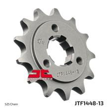 Pinhão JT Sprockets 525 13D dentes grossos diâmetro interno 21mm / 25mm para Suzuki DR S Big XF Freewind SE SEU, Sachs Roadster 650 / 800 ccm ano 1994 - 2006