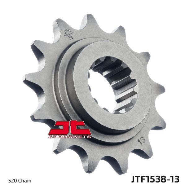 JT Sprockets 520 13Z fijngetand tandwiel binnendiameter 22 mm/25 mm voor Kawasaki Z S ABS E-versie R SE 750/800 ccm bouwjaar 2004 - 2017