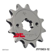 JT Sprockets 520 12Z grofgetand tandwiel binnendiameter 16 mm/20 mm voor KTM Duke RC 125/200 ccm bouwjaar 2011 - 2021