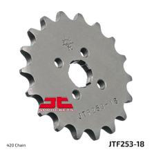Coroa JT Sprockets 420 18Dentes com dentes grosseiros Diâmetro Interno 15mm / 17mm para AJS Regal Raptor DD, Honda MB MT MTX NSR MBX MSX Monkey CY 50 - 125 ccm