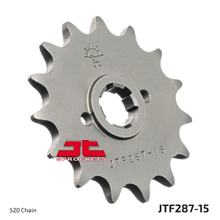 Pinhão JT Sprockets 520 15D dentes grossos diâmetro interno 17mm / 20mm para Honda XR R XL 250 / 350 ccm ano 1984 - 1988