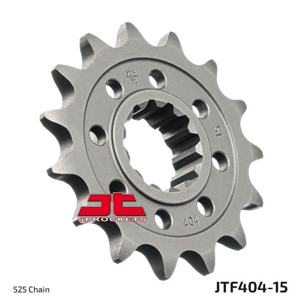 JT Sprockets Racing 525 15T fine toothed sprocket inner diameter 26mm/ 30mm for BMW S R RR XR HP 4 M 1000 ccm Year 2009 - 2021