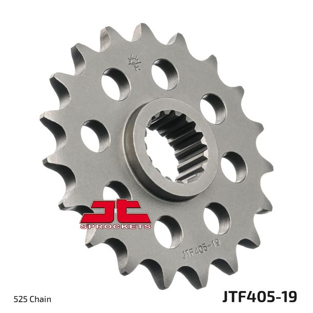 JT Sprockets Racing 525 19T fine toothed sprocket inner diameter 25mm/28mm for BMW F R 800 ccm Year 2009 - 2019